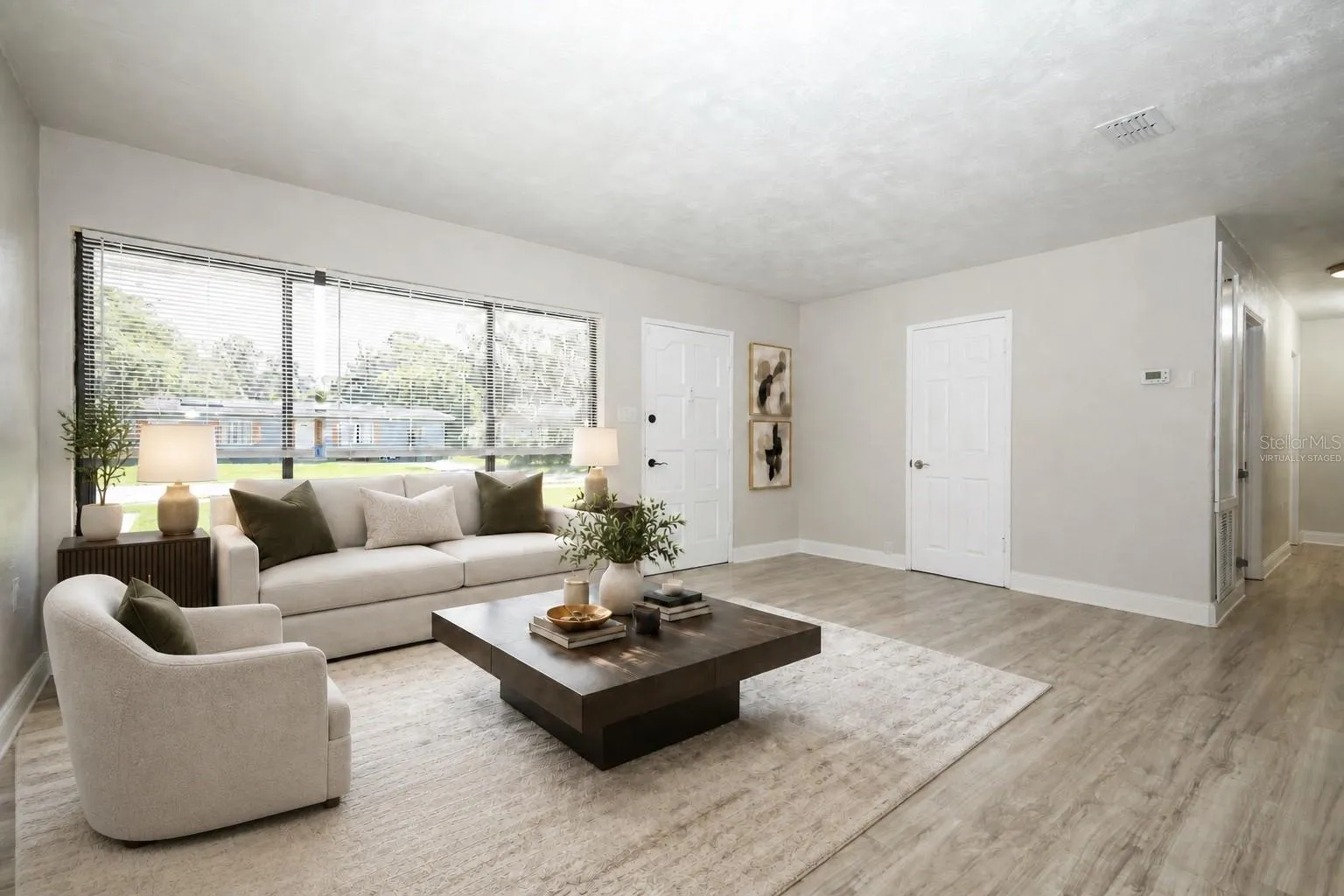 Virtually Staged-Living Room