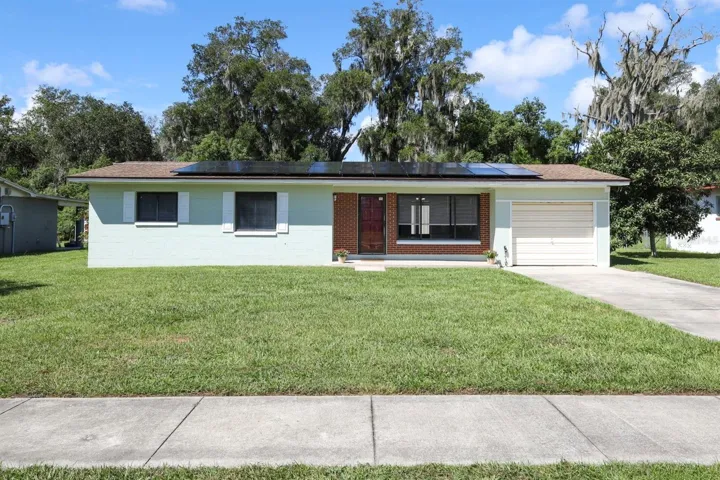 Front View with Sidewalks
