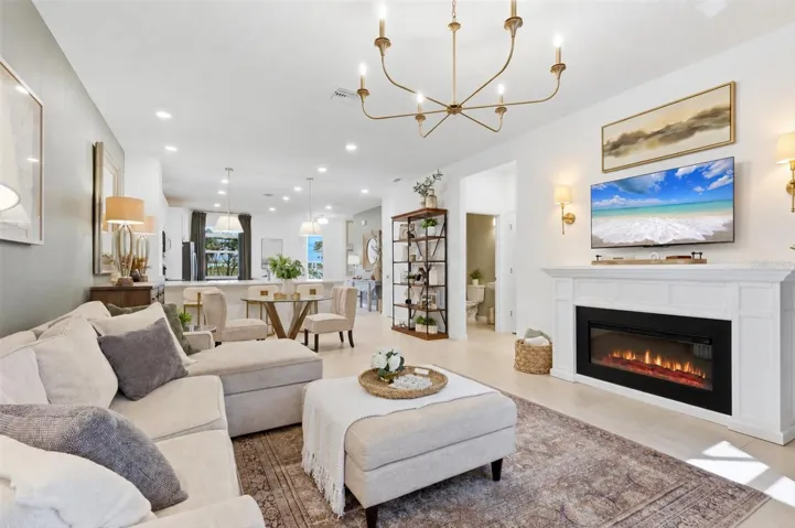 Open floor plan