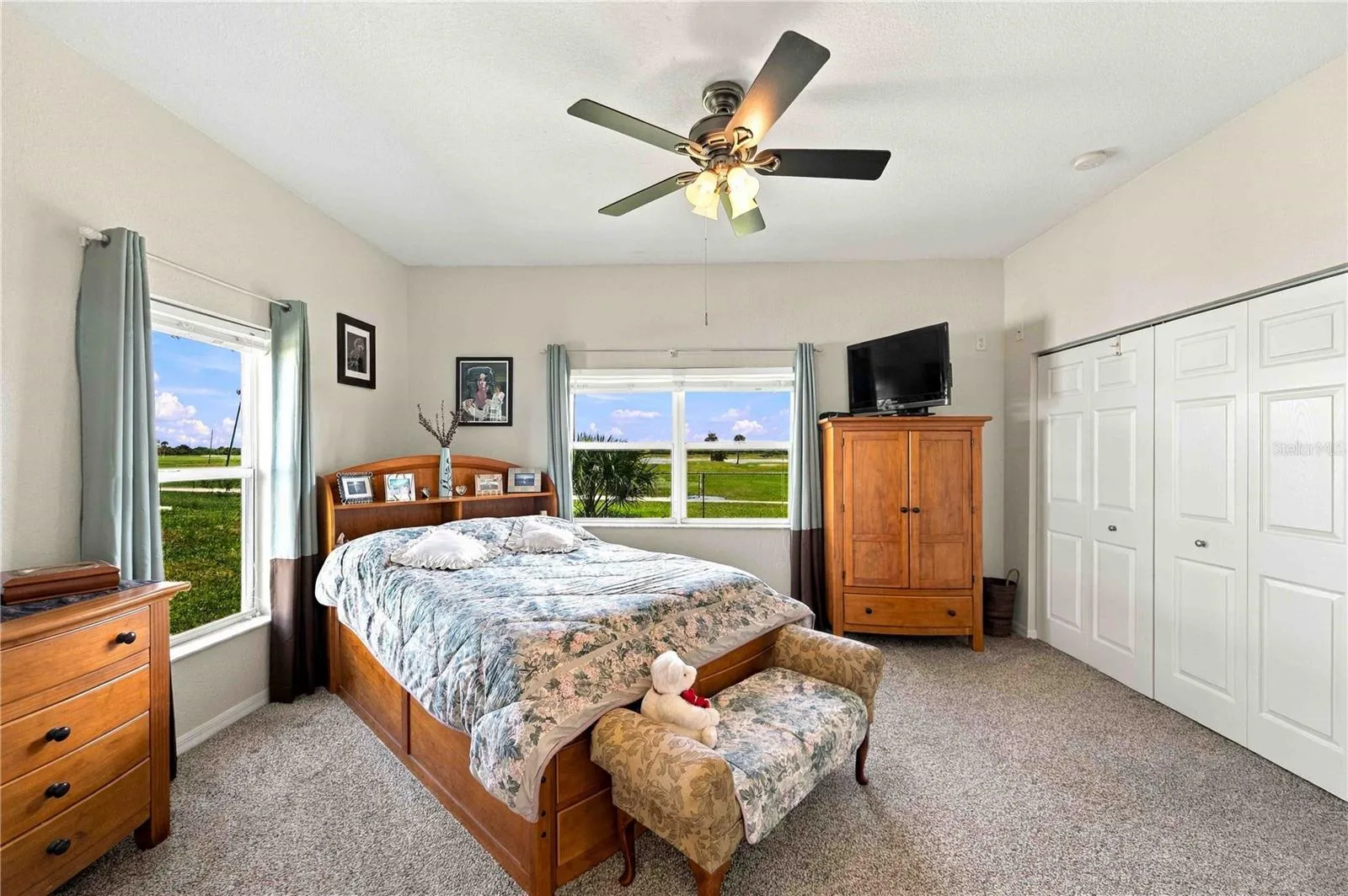 This property features an inviting, comfortable layout and exceptionally generous closet space throughout.