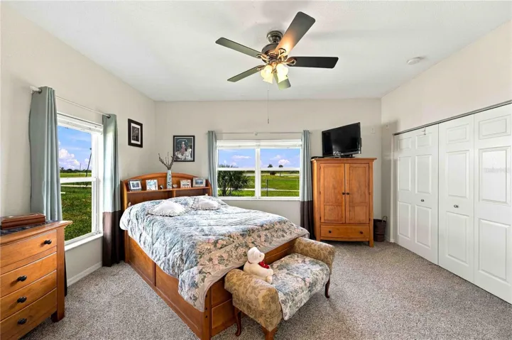This property features an inviting, comfortable layout and exceptionally generous closet space throughout.