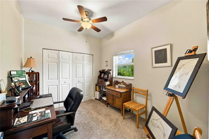 Bedroom 3, which can also function as a home office or flexible bonus room.