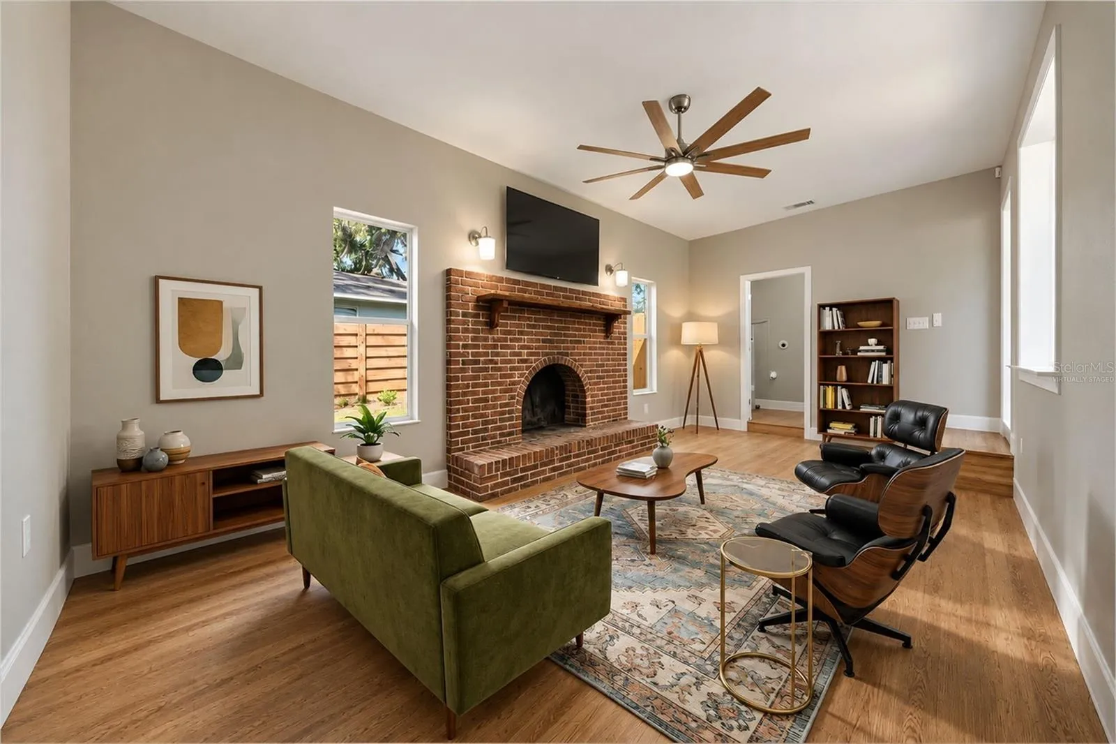 Family room (virtually staged)