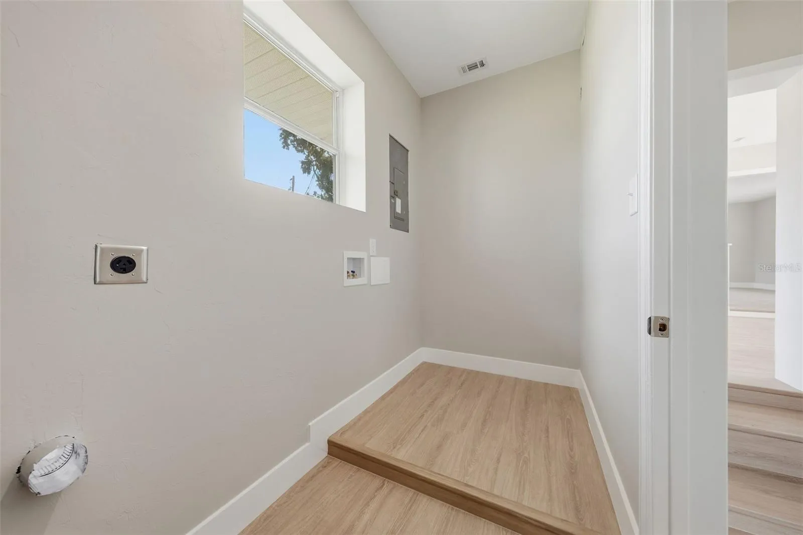 Inside laundry room