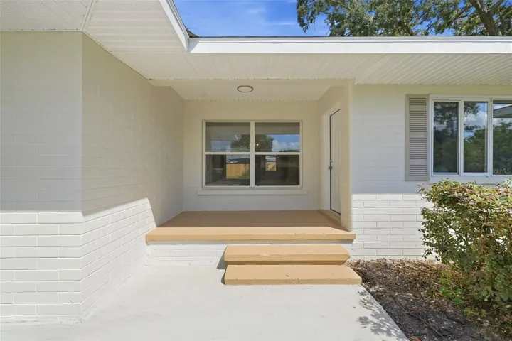 Covered front entry