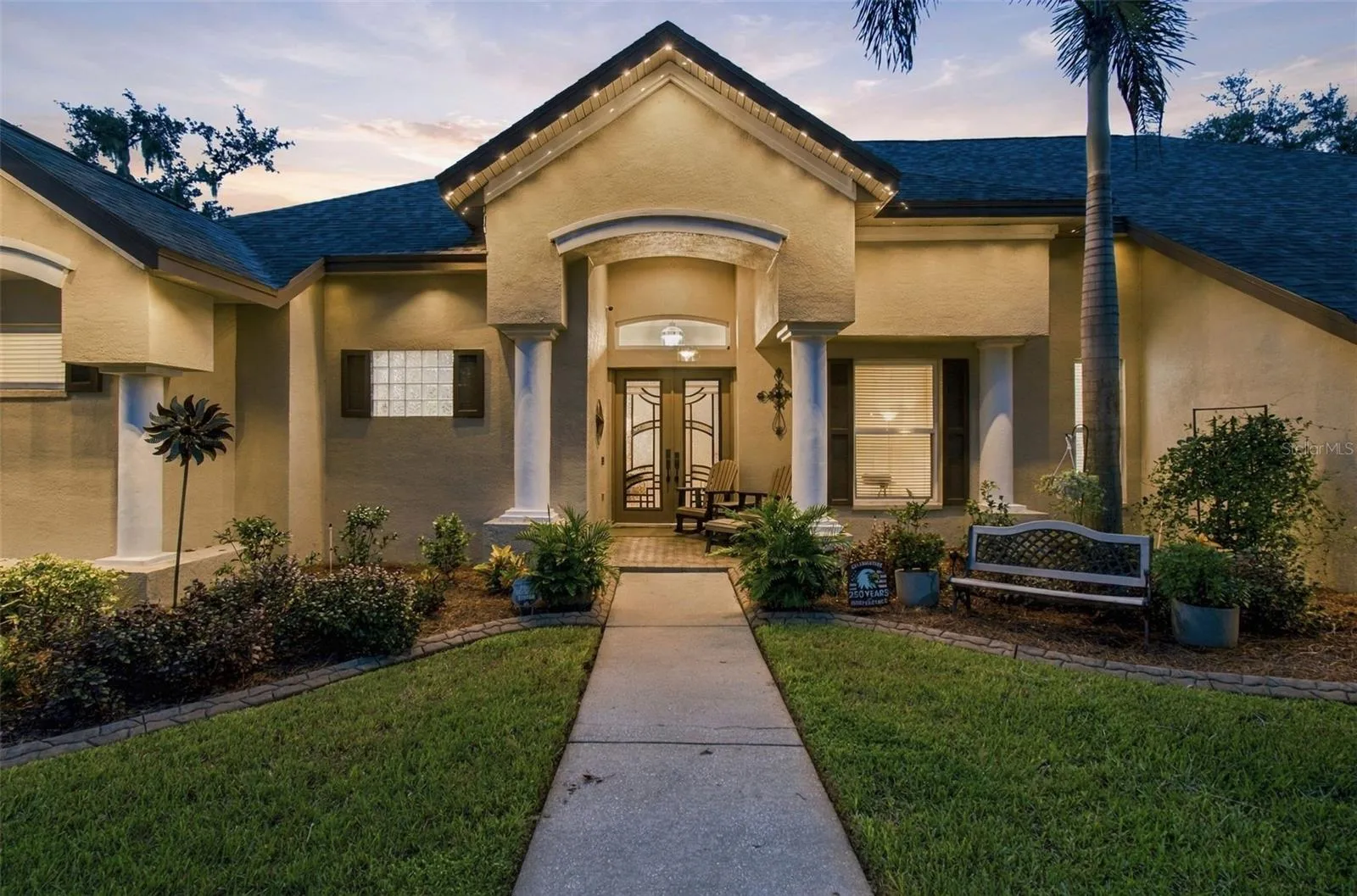 Inviting Entry w/ Custom Doors