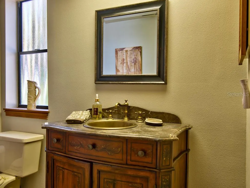 Half bath on main floor
