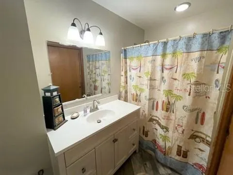 Guest bathroom walk in shower