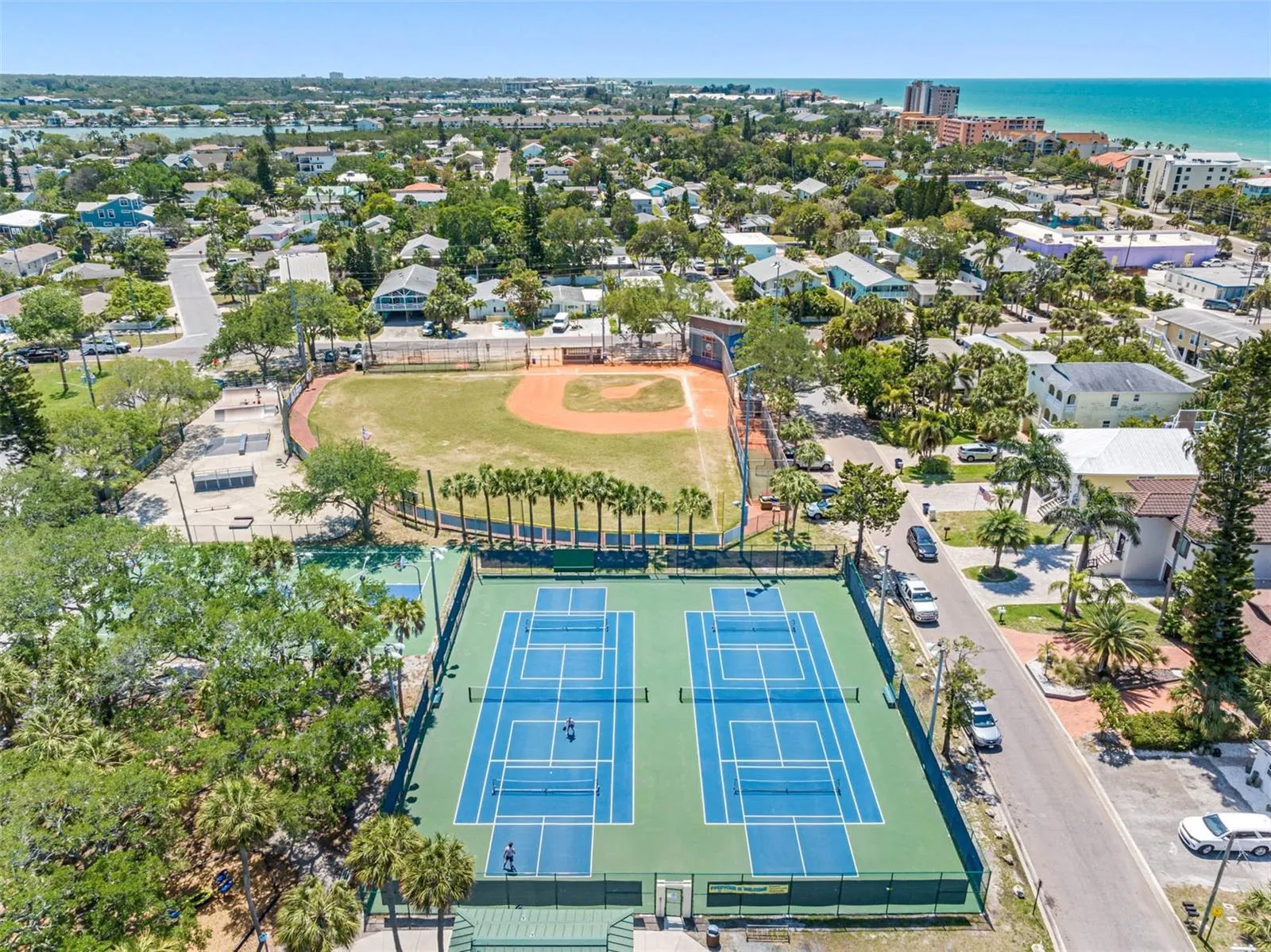 MANY tennis/pickleballs courts through out IRB
