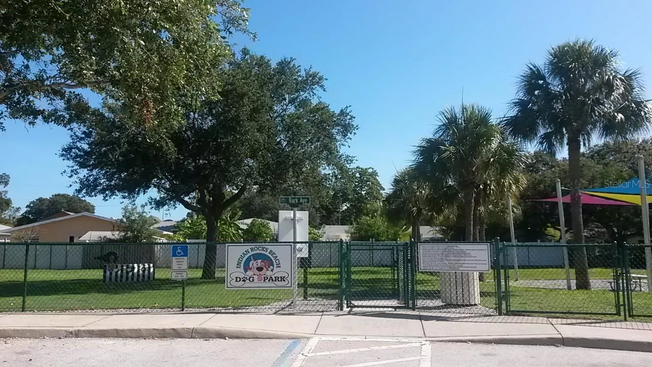 IRB dog park with doggie cool off area