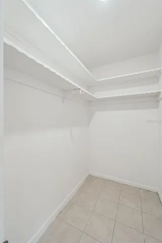 Primary walk in closet