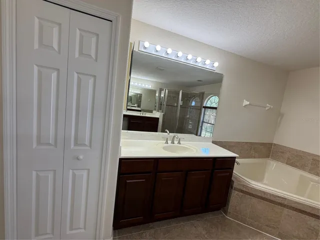 Linen closet in the master bath
