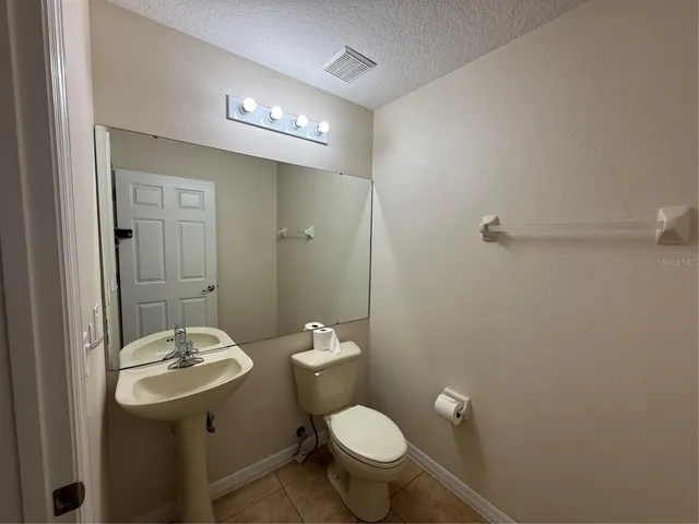 Half bath on 1st level.