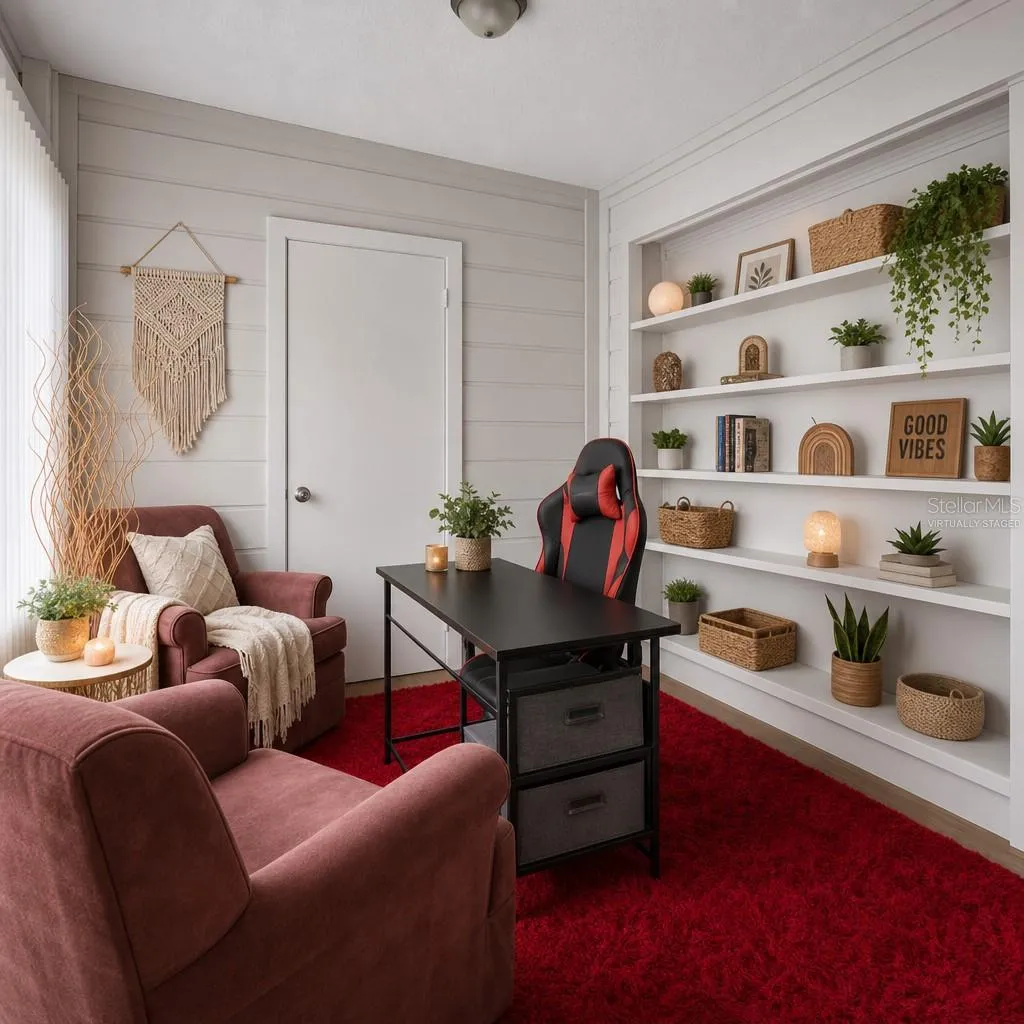Office Virtually staged