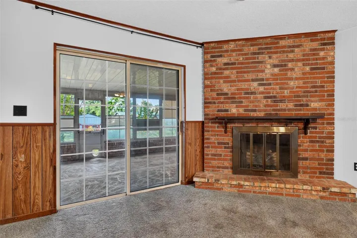 Family Room with Access to Florida Room