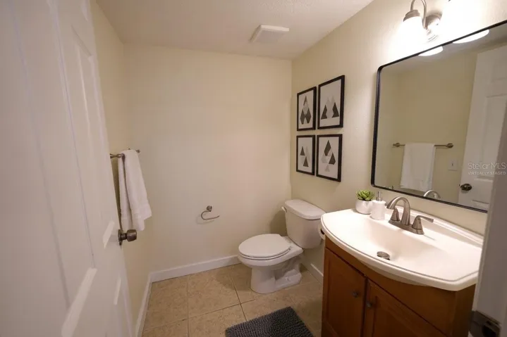 Virtually Staged - Half Bath