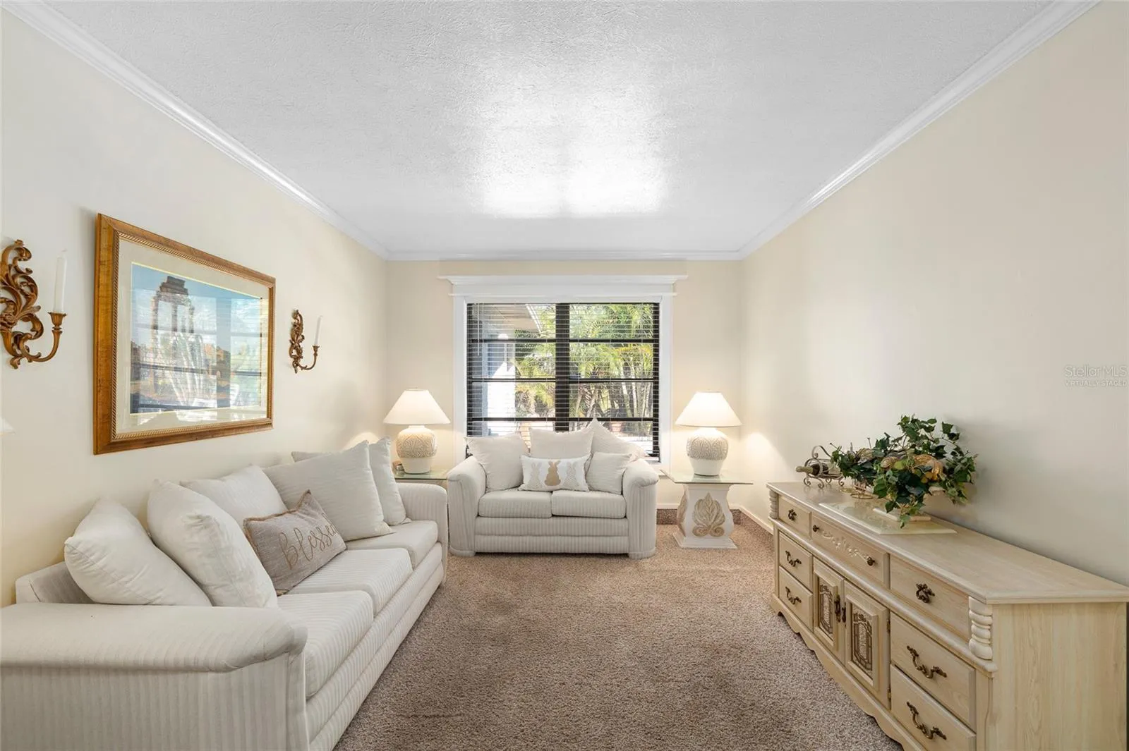 Living Room Virtually staged