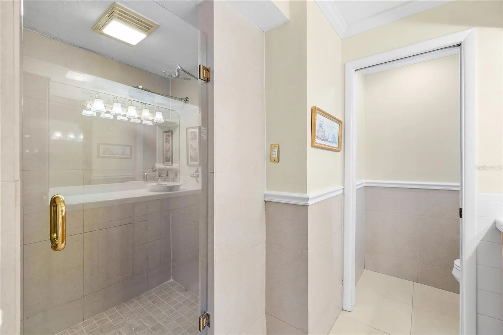 Primary Bathroom walk in Shower