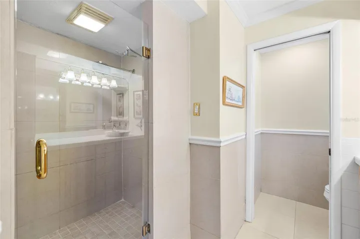 Primary Bathroom walk in Shower