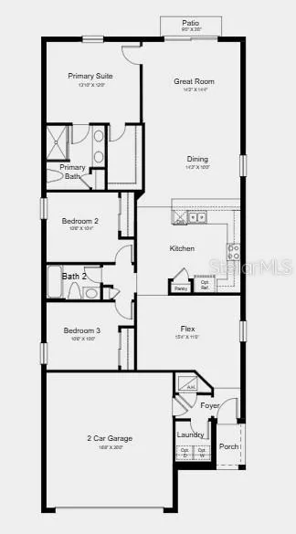 Floor Plan ~ Additional Highlights Include: low E double pane windows and stainless-steel appliances