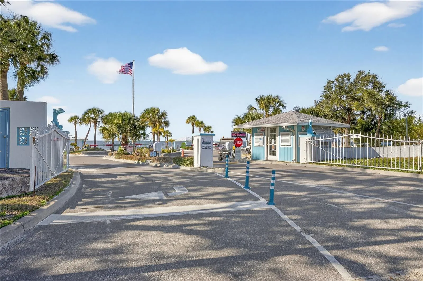 Gated member only beach club only a short walk away