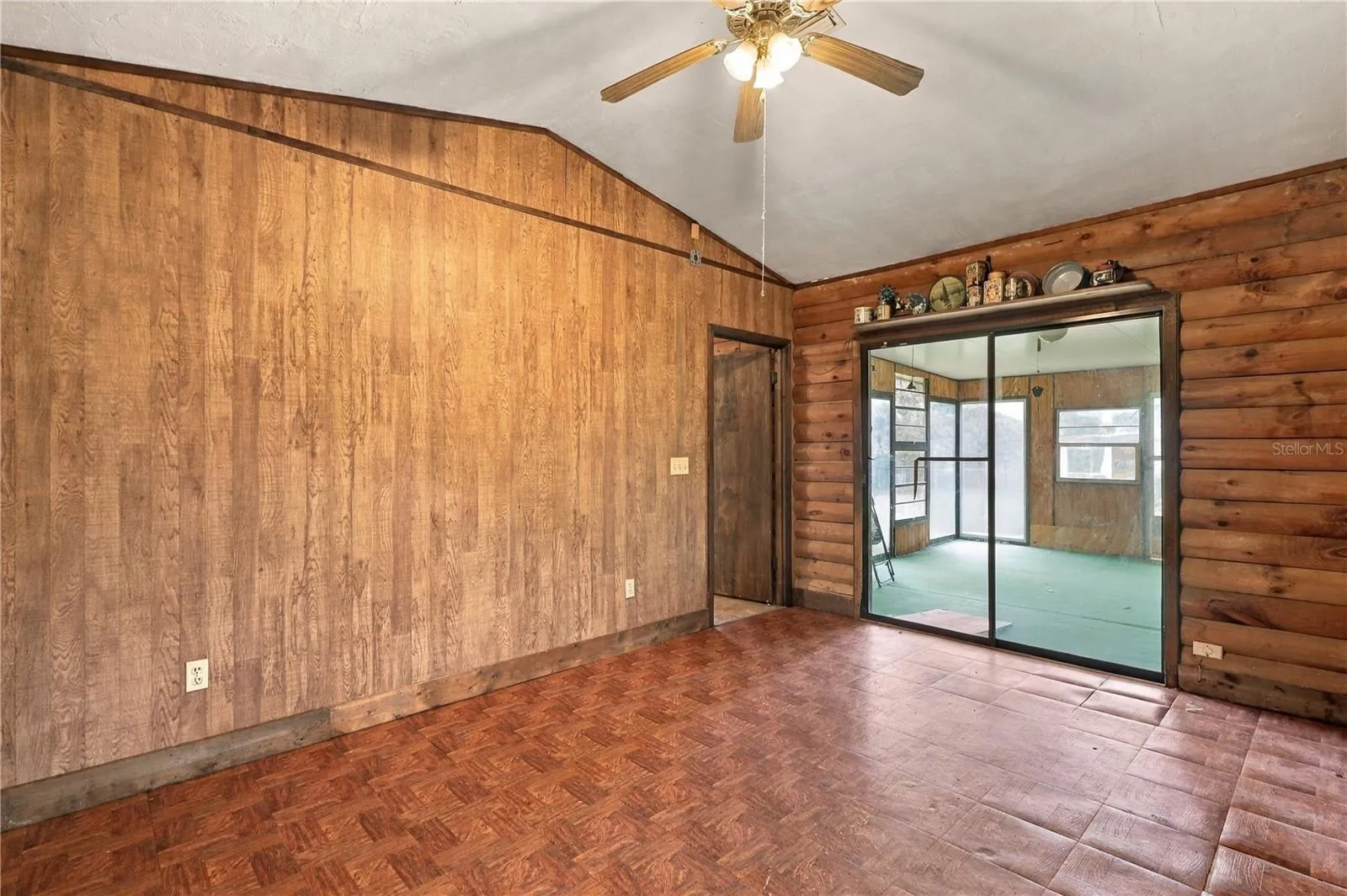 Dining Room to Back Porch and Back Bedroom