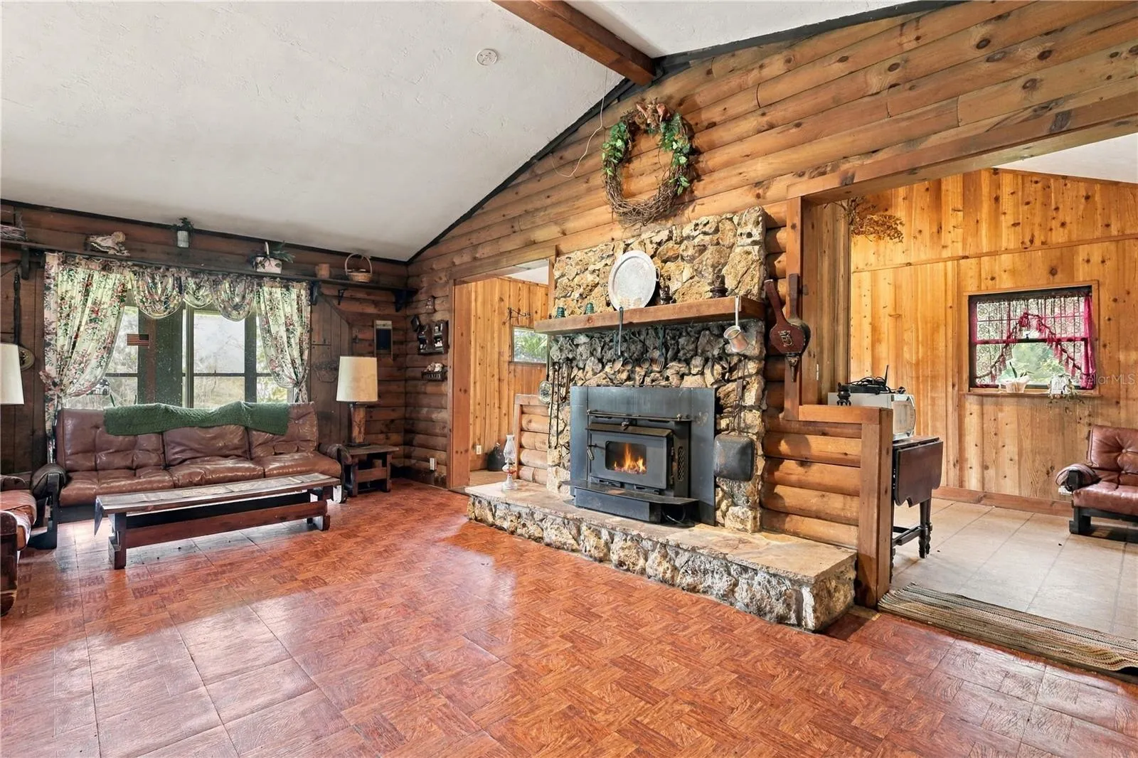 Living Room into Family Room