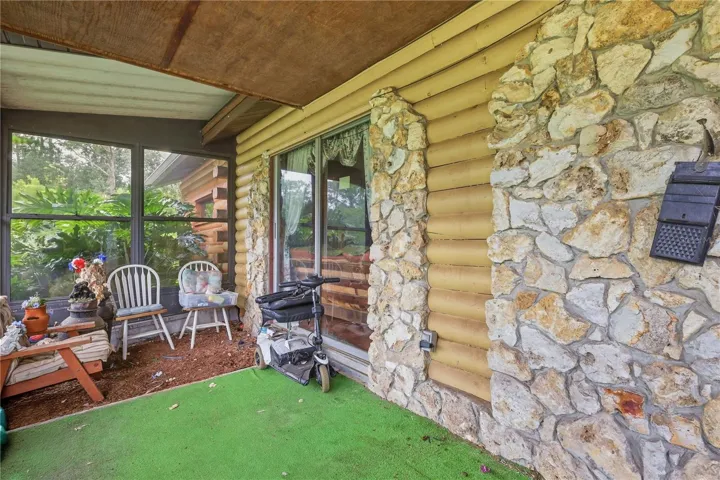 Front Porch/ Sliding Door into Living Room