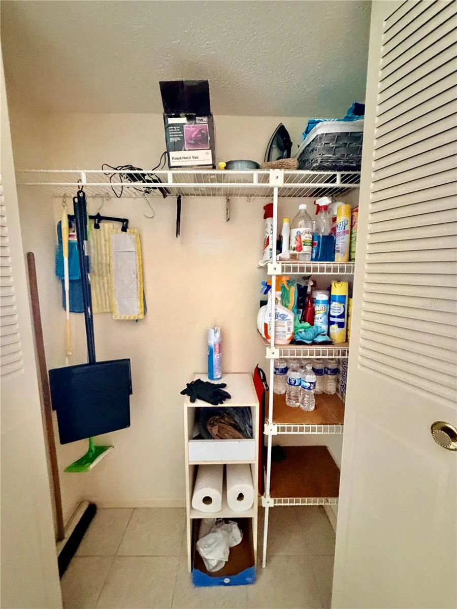 Hall utility closet