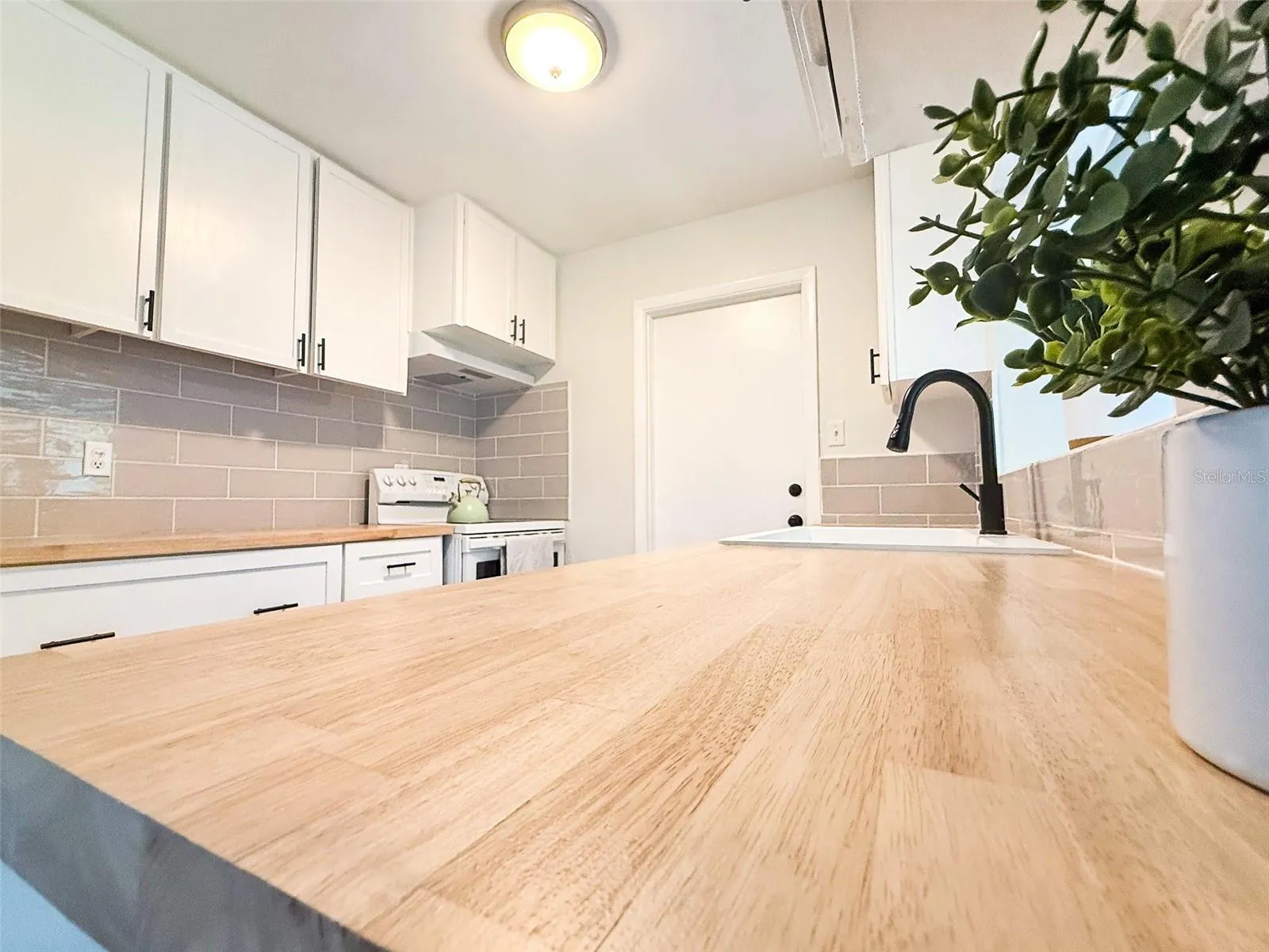 Kitchen Butcher Block Counter