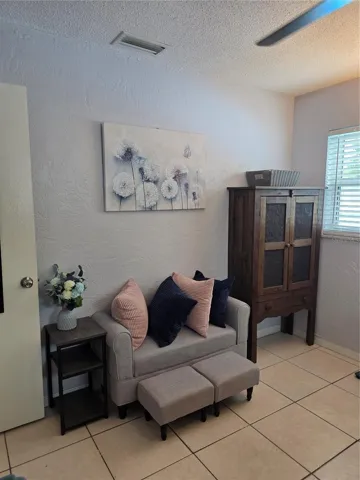 This 2nd bedroom is large enough for a queen bed or even bunk beds!