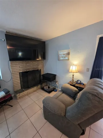 Wood burning fireplace for those occasional chilly nights!