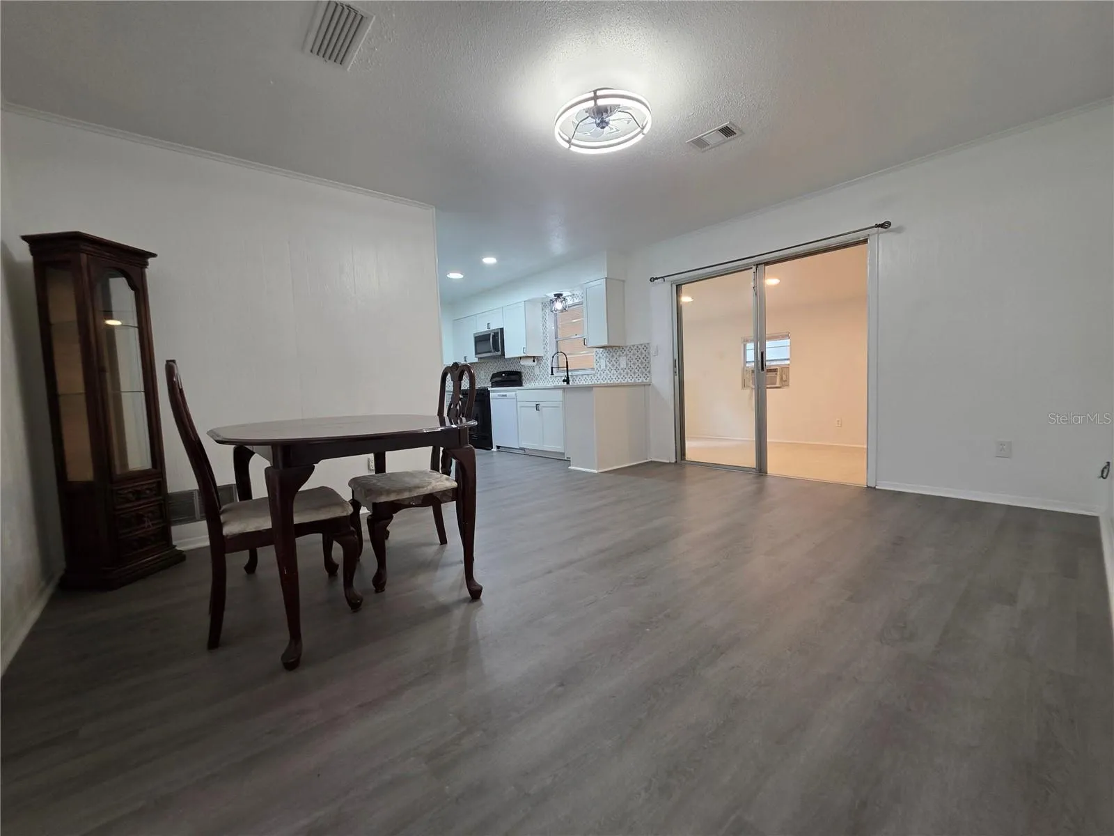 Dining facing sunroom