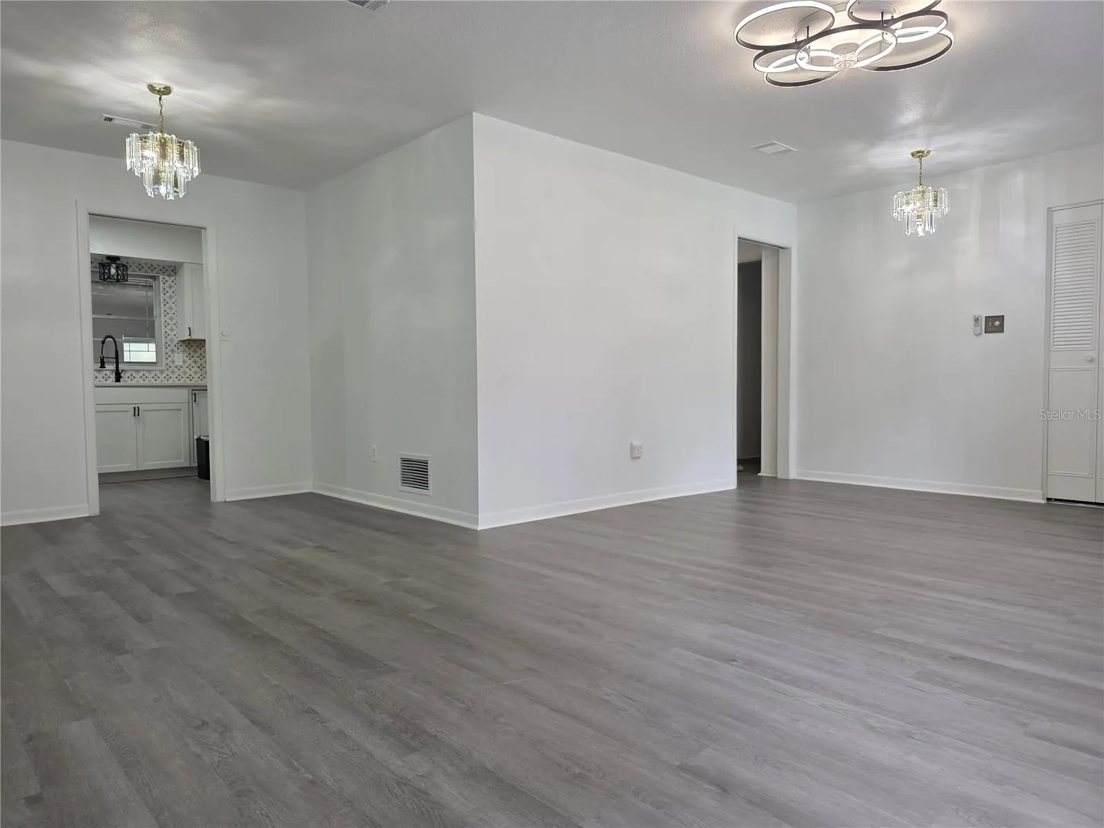 Living room to kitchen