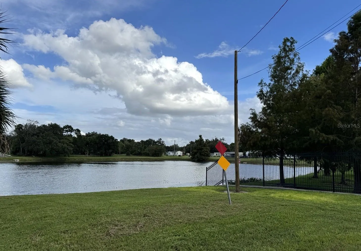 Nearby lake located at the end of 19th Street
