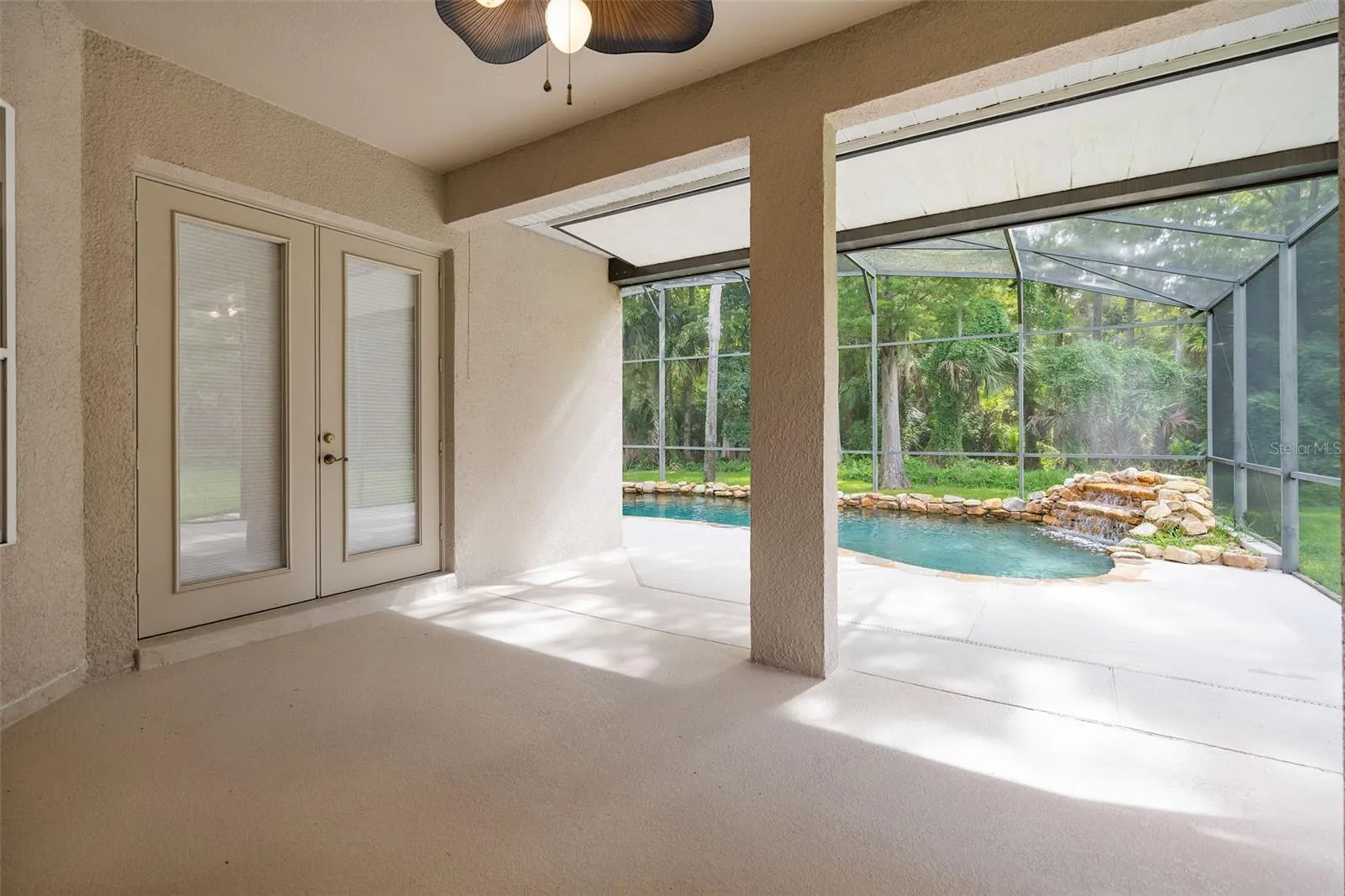 Lanai from Family Room