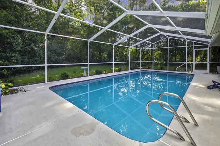 Spacious screened lanai for year-round outdoor living