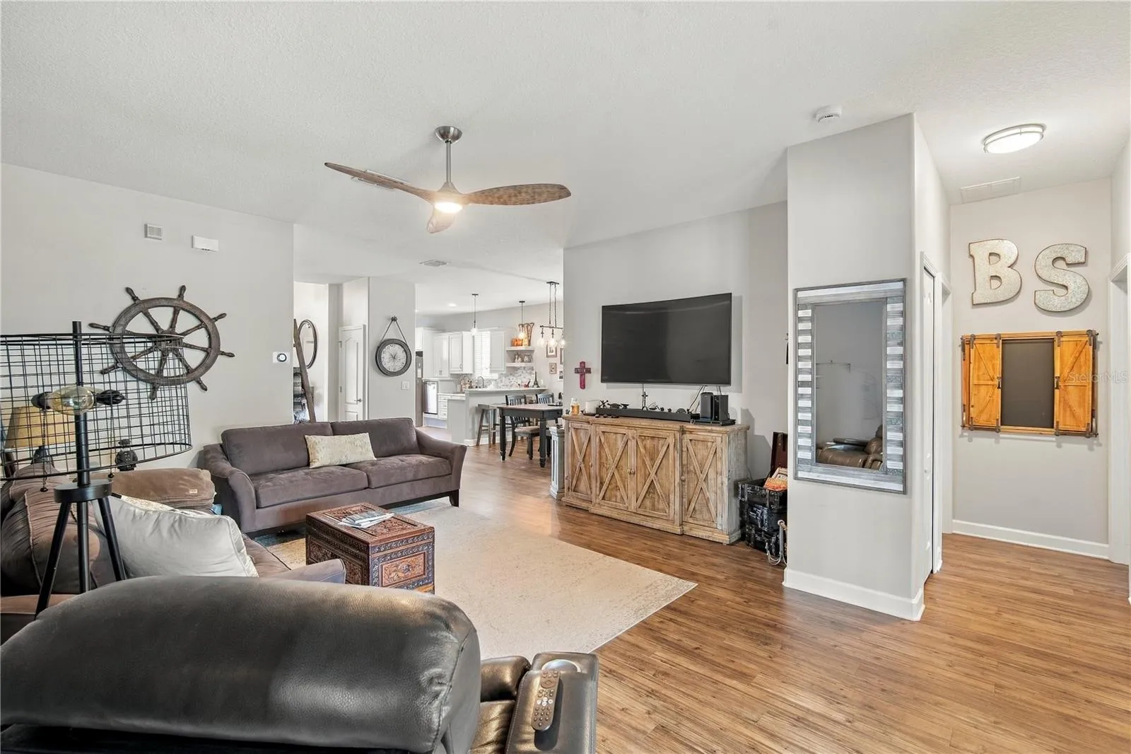 Open and Bright Living Room Facing North