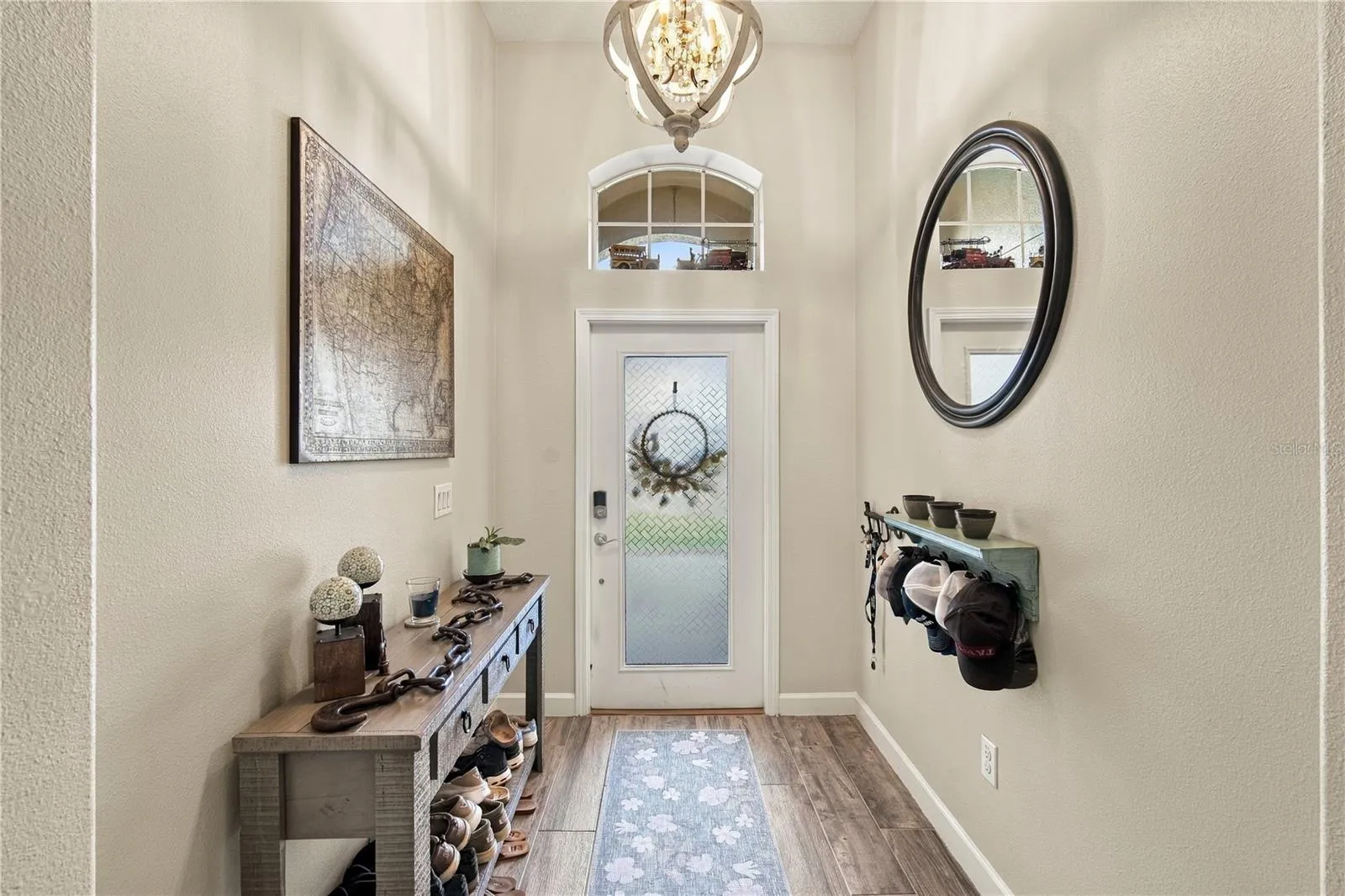 Natural Light Filled Front Entryway Facing Northwest