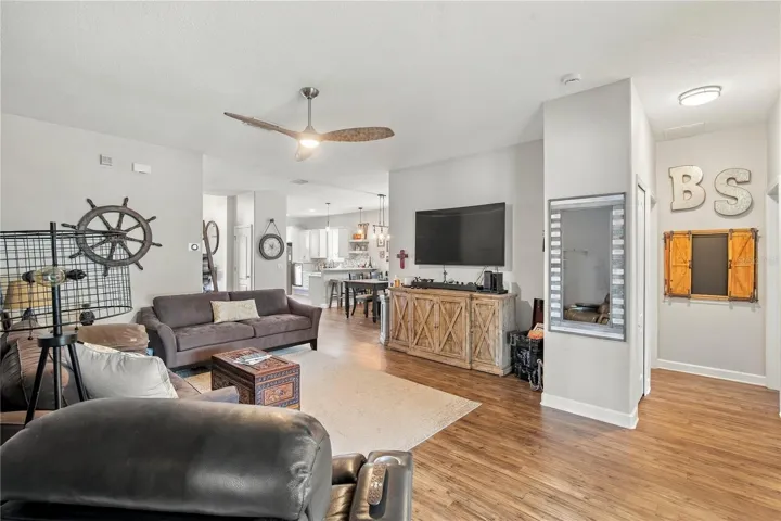 Open and Bright Living Room Facing North