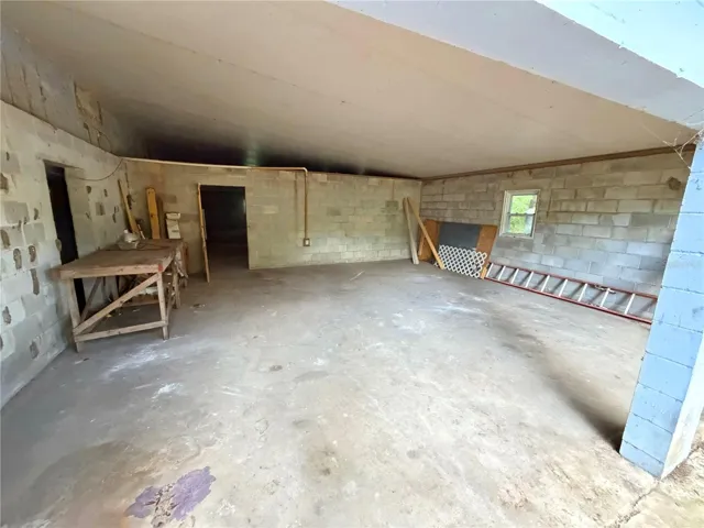 2 car garage no garage doors