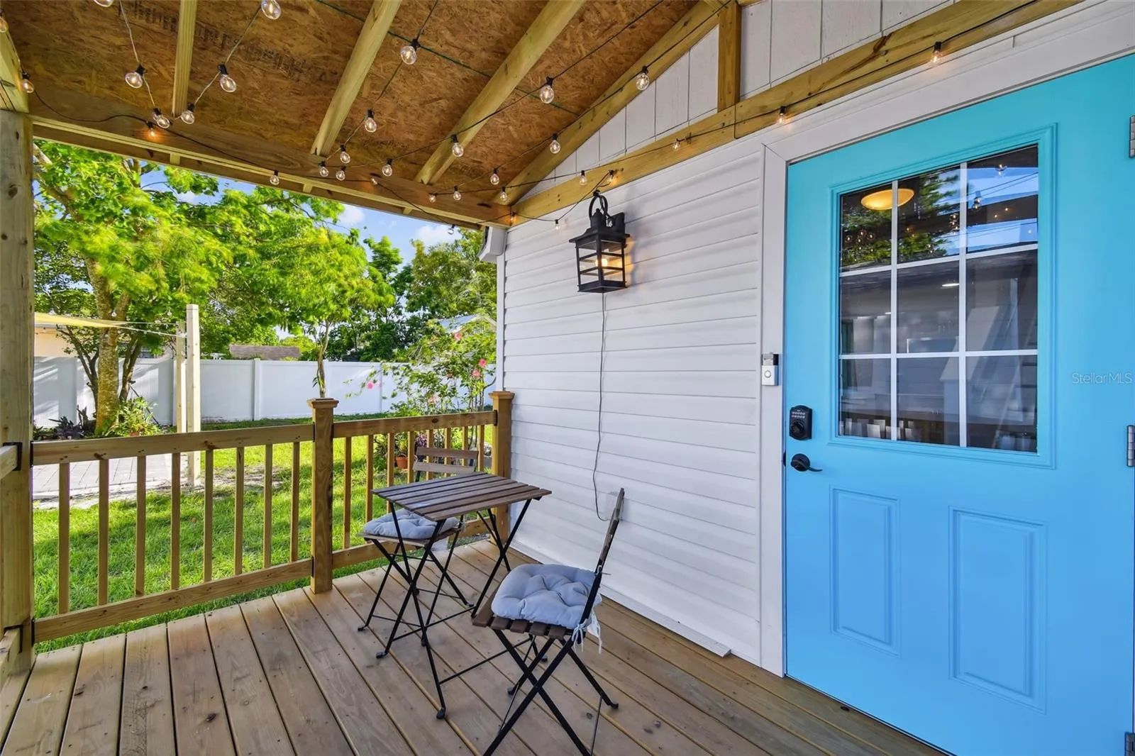 Two-Story Shed Covered Porch