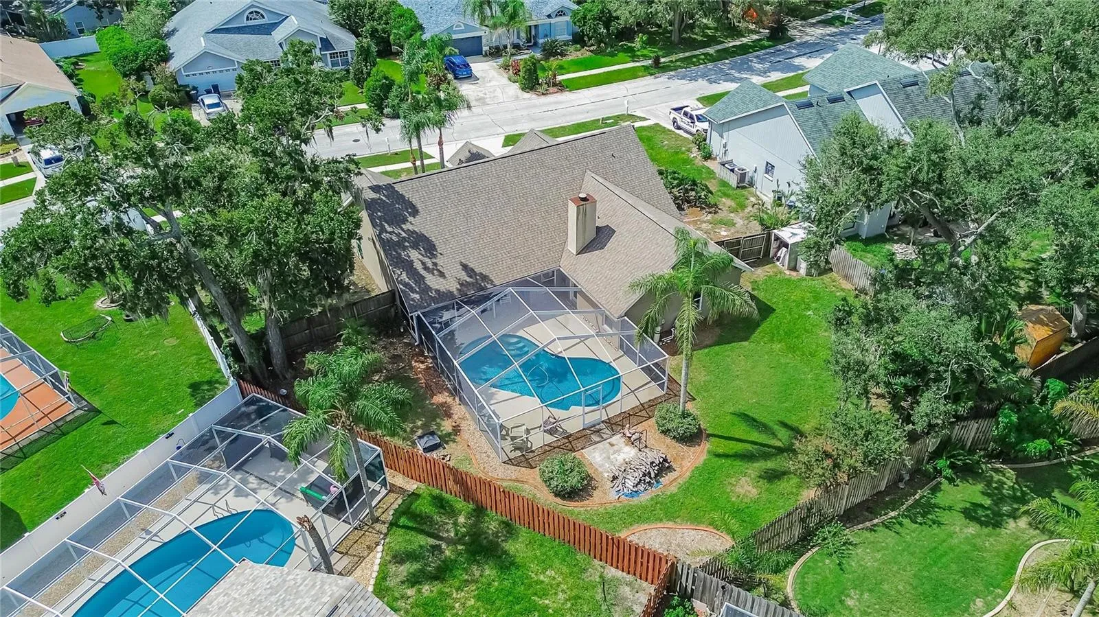 Aerial Pool View