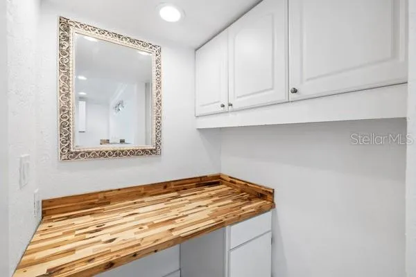 Unit 2 Vanity outside Bathroom