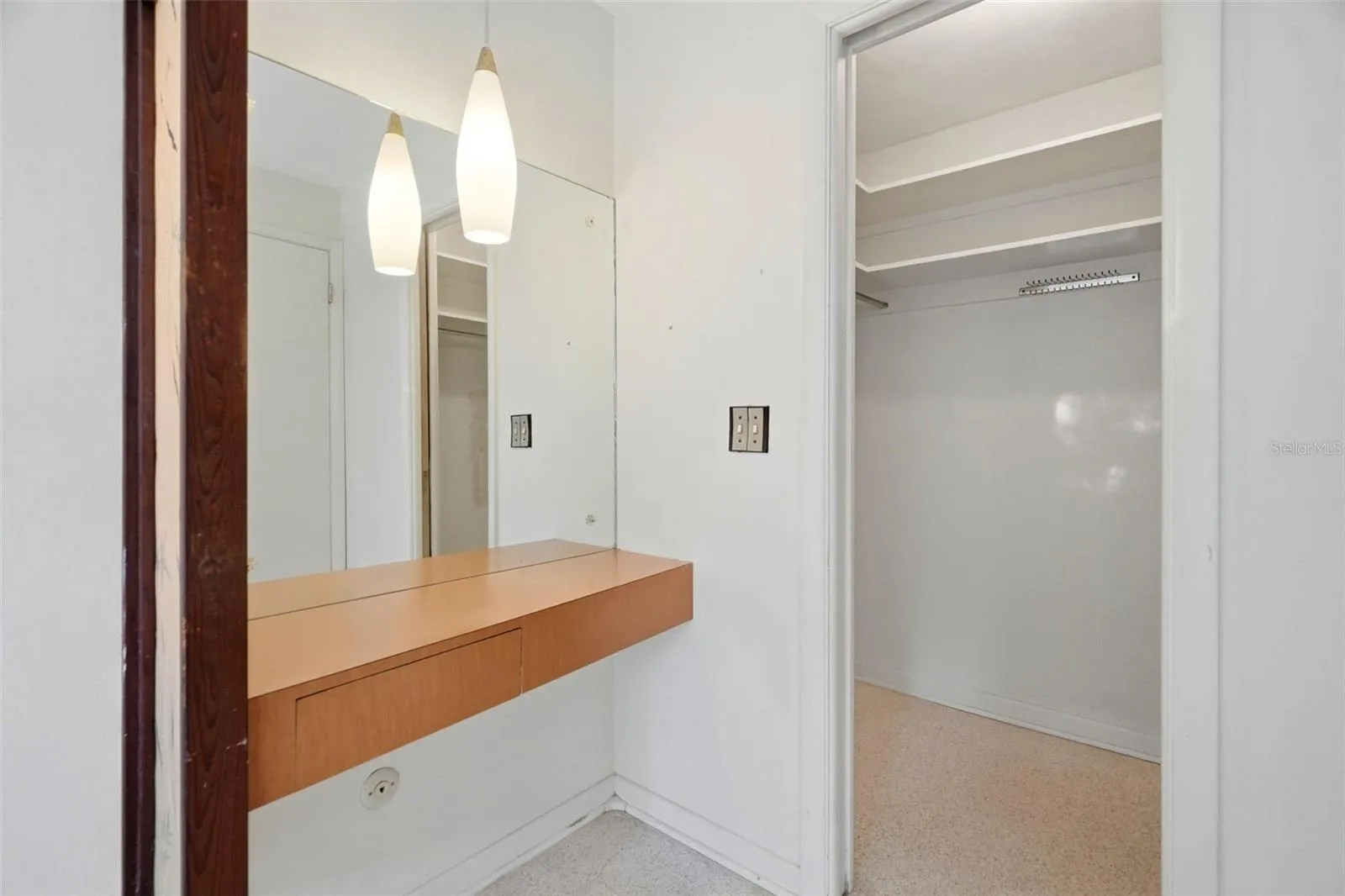 Primary Bedroom and walk in closet
