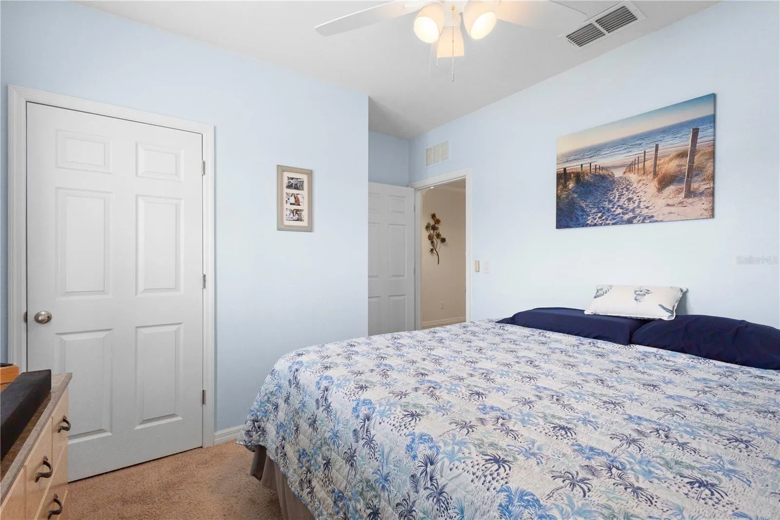 2nd bedroom with walk-in closet.