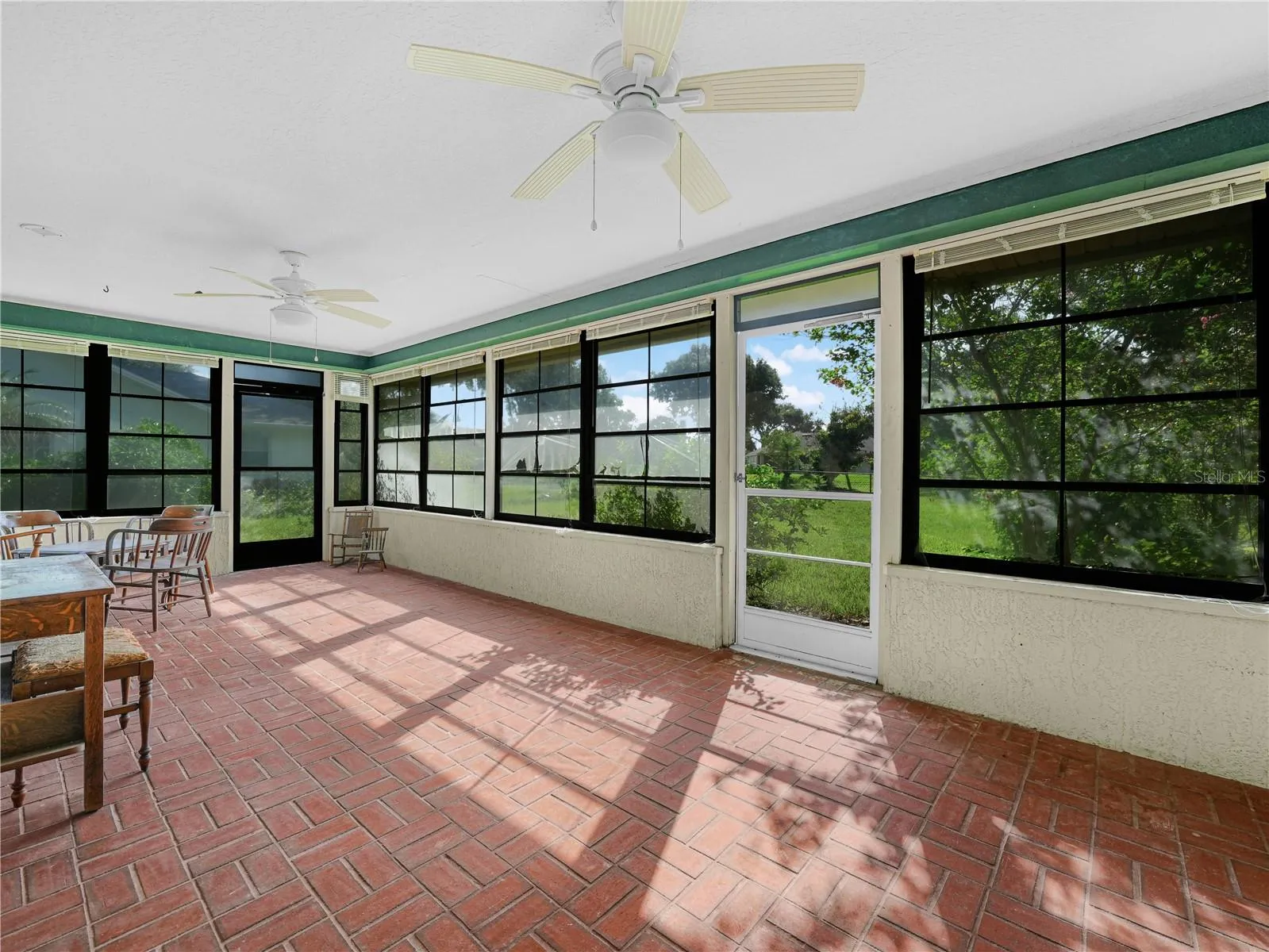 Enclosed Porch with vinyl windows
