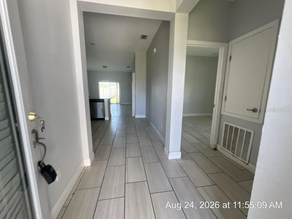 View from front door Unit A