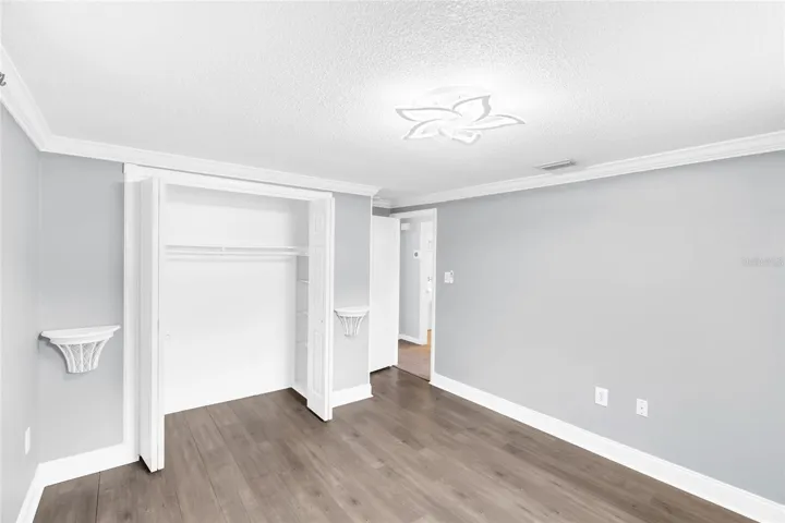Bedroom 2 also offers a wide closet and excellent wall space, adding useful storage without sacrificing the size of the room.