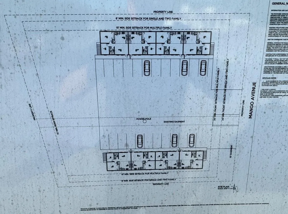 Sketch of Potential Site Plan to Build 15 Units